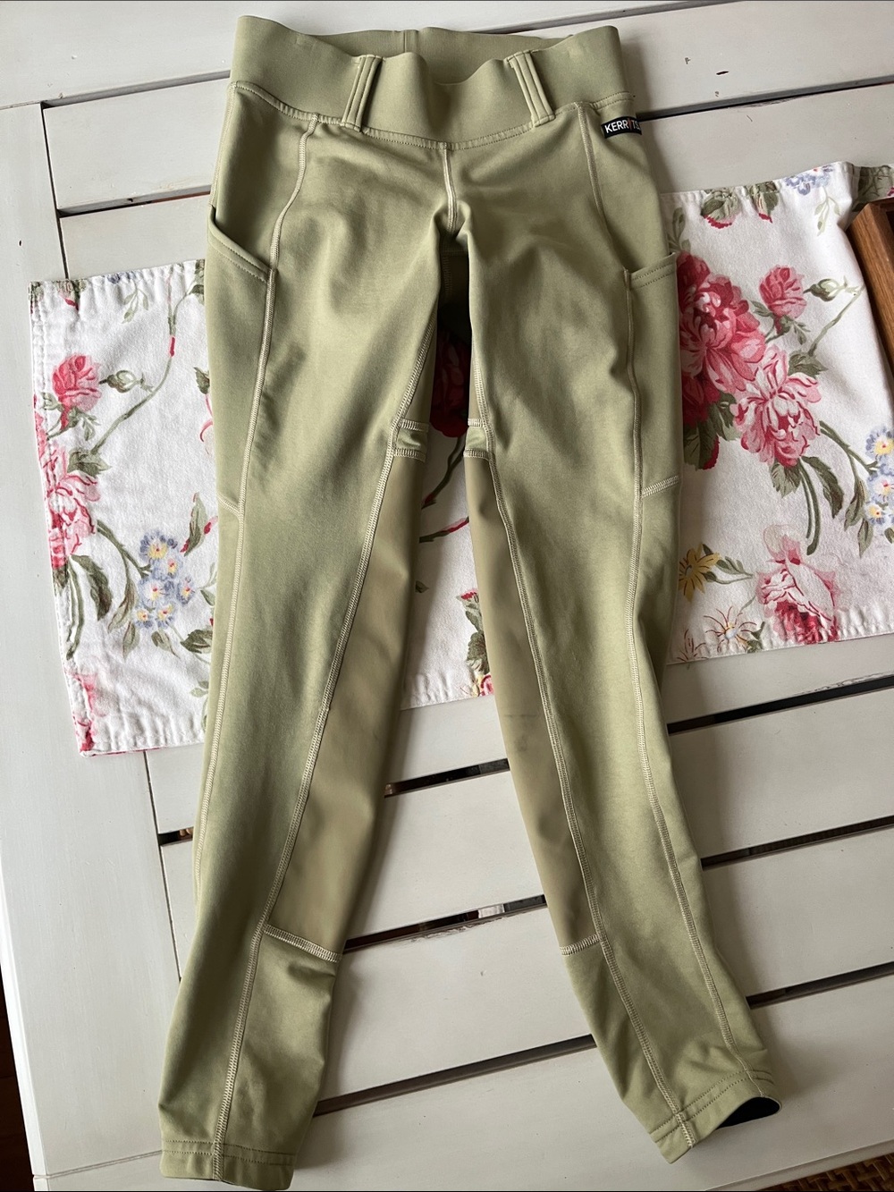 Kerrits Breeches Green Sz Small